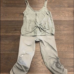 Lulu Lemon Top,Pants and Sports Bra